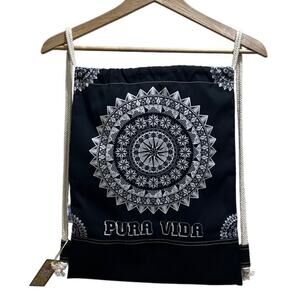Freakflops Pura Vida Black Boho Sachet Bag Waterproof Costa Rica Pool Beach NWT